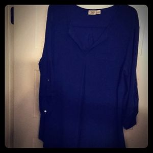 Poly/spandex blended dress top